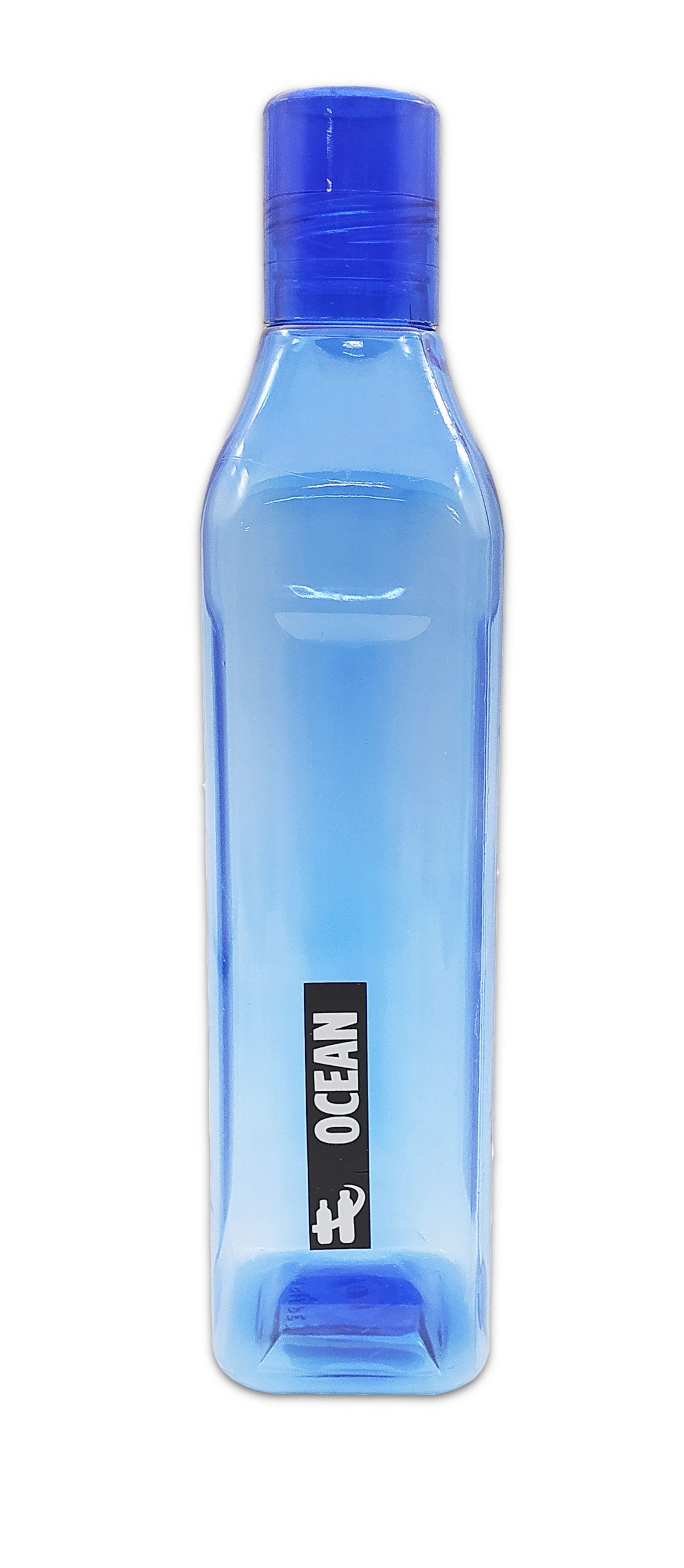 ink blue with transparent effect bottle