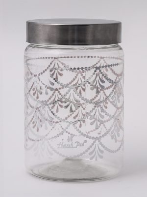 83 MM 750 ML Silver Bell Jar With Steel Cap