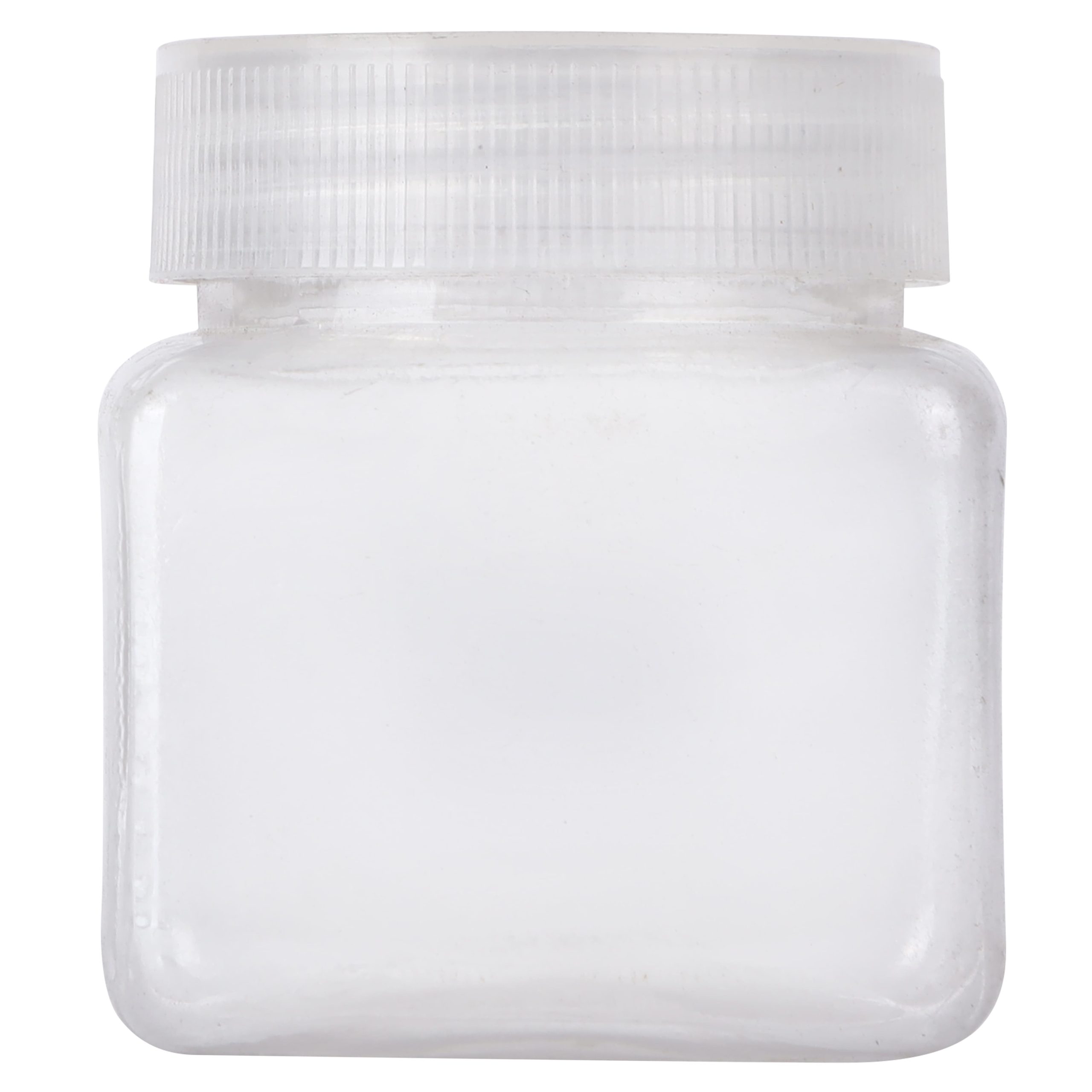 50ml square jar transparent cap 38mm,48.2mm