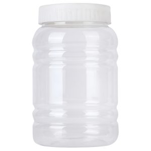 1200 ML Rib Jar 83/33 with Carry Handle Cap