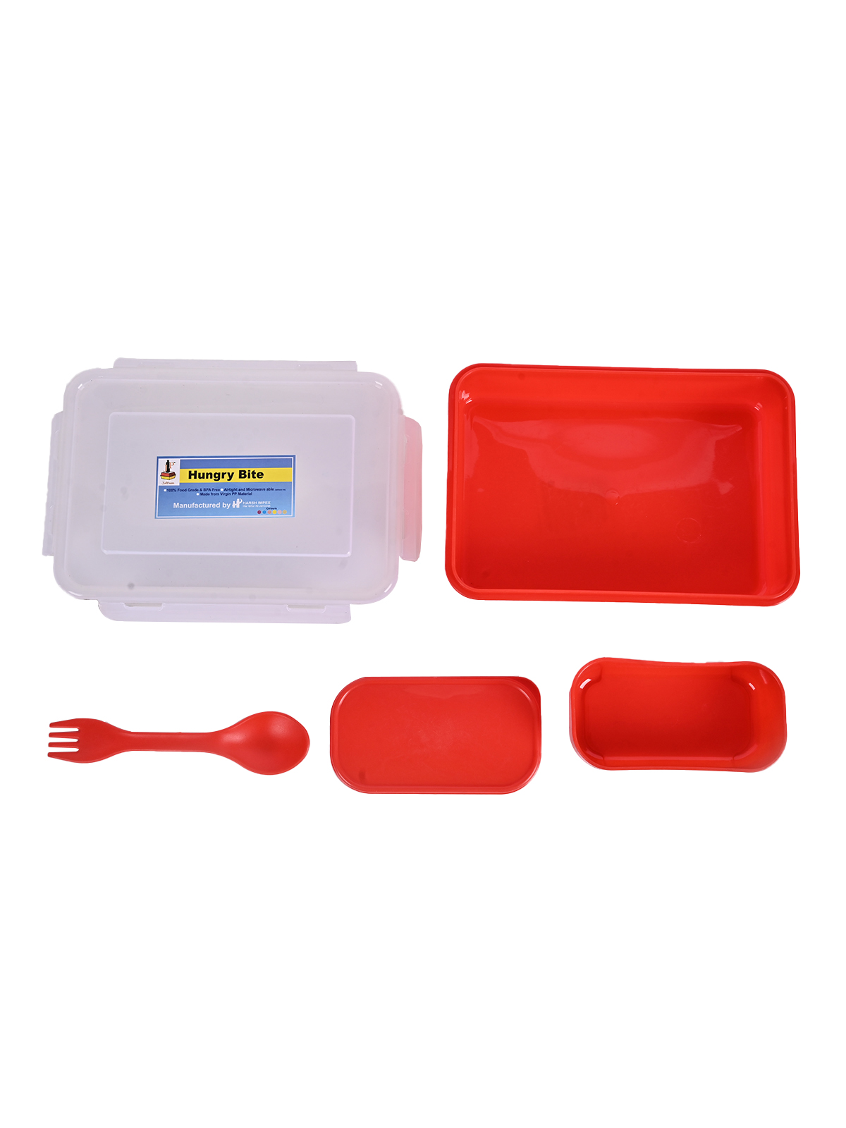 White Red Tiffin Box