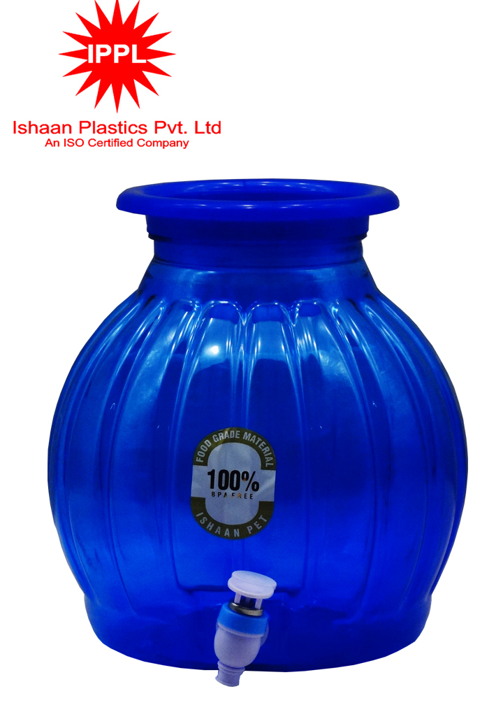 8 Ltr Matka (Blue)