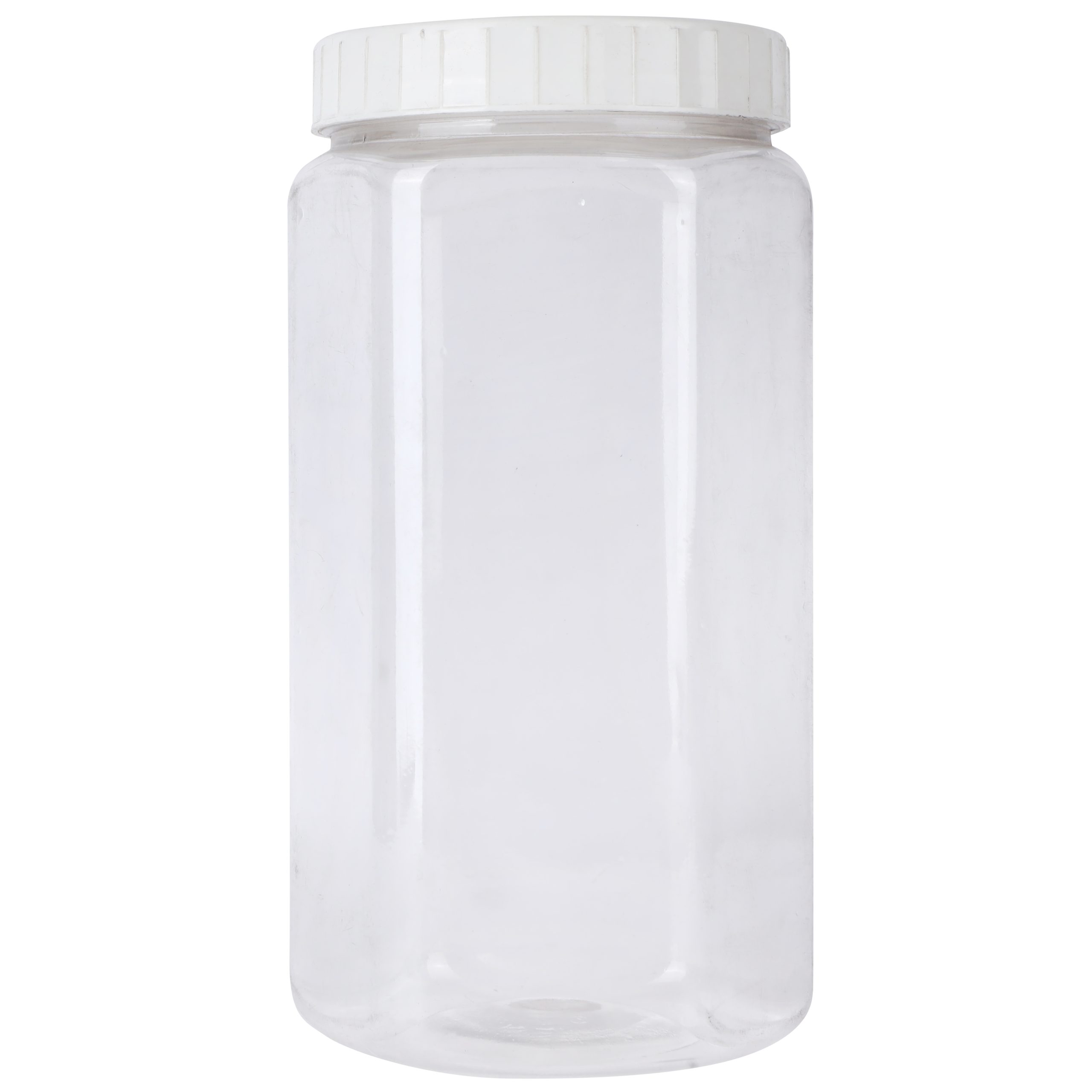 1000 ML Hexa Jar 83/33 with Plain Cap