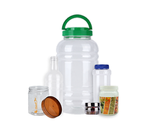 white colour container and jar