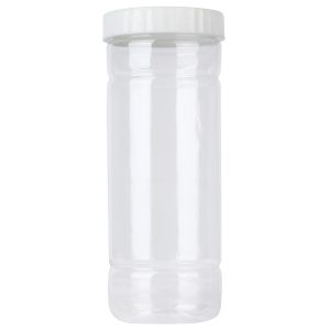 900 ml Tshirt jar with white cap (73mm),191mm